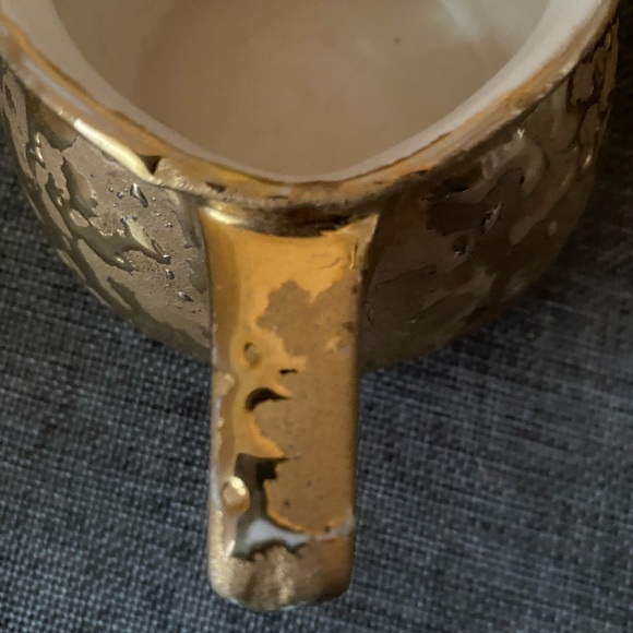 Vintage Hollywood Regency Bud Vase and Creamer. - Picture 5 of 10